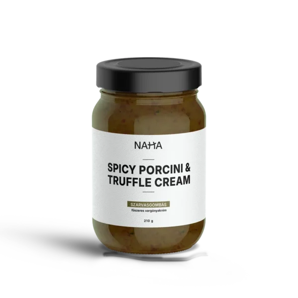 Szarvasgombás vargánya-krém chilivel